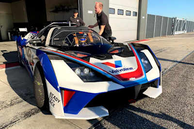 Der KTM X-Bow GT4 Evo bei Testfahrten