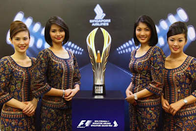 Die Botschafterinnen der Singapore Airlines