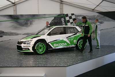 Enthüllung des Skoda Fabia R5