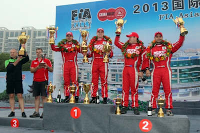 Die Sieger der Pazifik-Asien-Meisterschaft