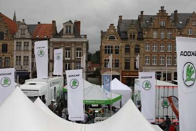 Skoda bei der Rallye Ypern