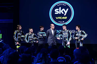 Die Teampräsentation von Sky VR46