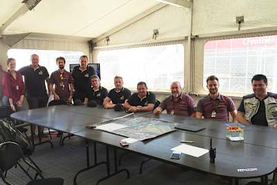 Die slowenische Delegation traf das Youthstream-Management beim Grand-Prix in Teutschenthal