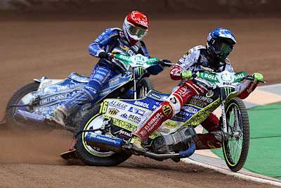 Bartosz Smektala (vorne) und Robert Lambert waren die besten Fahrer des Abends