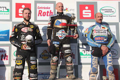 Die Top-3 von Berghaupten: Martin Smolinski, Josef Franc und Bernd Diener (v.l.)