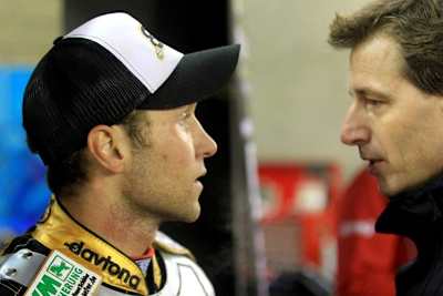 Martin Smolinskis (li.) im Gespräch mit Jan Staechman