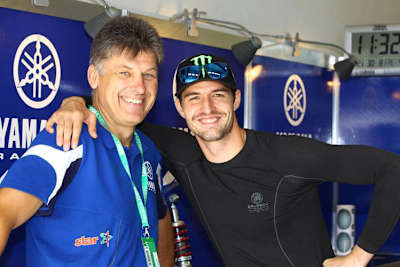 Michael Galinski (li.) mit seinem Fahrer Matej Smrz