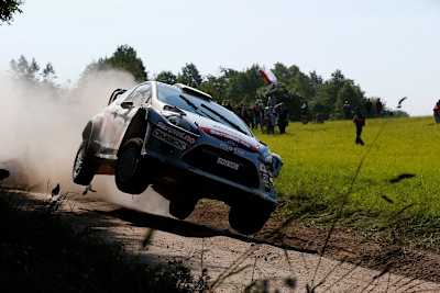 Solberg/Minor bei der Rallye Polen