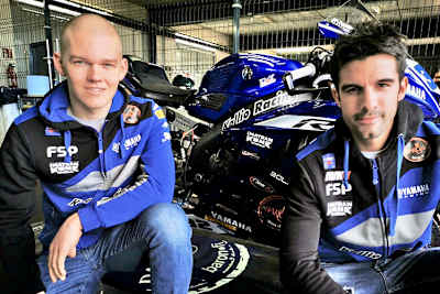 Hannes Soomer (li.) und Isaac Vinales