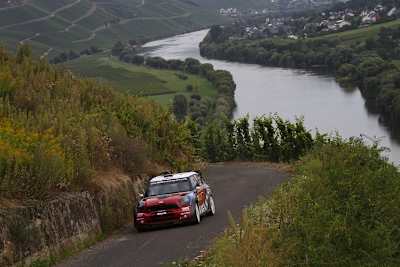 Dani Sordo beim vorletzten offiziellen WM-Auftritt von Mini in Deutschland 2012