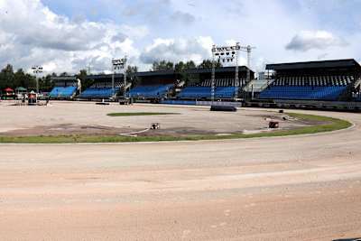 Die Bahn in Riga ist nicht in bestem Zustand