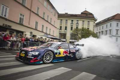 Motorsport-Action in Graz: Mattias Ekström gab im DTM-Renner Gas