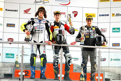 In Zolder gibt es in der IDM Supersport eine neues Bild vom Podium