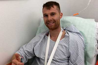 Tim Stadtmüller hat Pech in der Küche