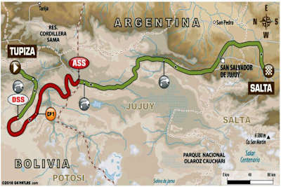 Die neunte Etappe der Rallye Dakar von Tupiza nach Salta wurde abgesagt