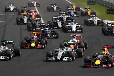 Start zum Ungarn-GP: Ferrari liegt hinten