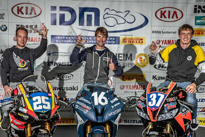 Die Top 3 aus: Jan Schmidt, Stefan Ströhlein, Paul Förde (v.li.)