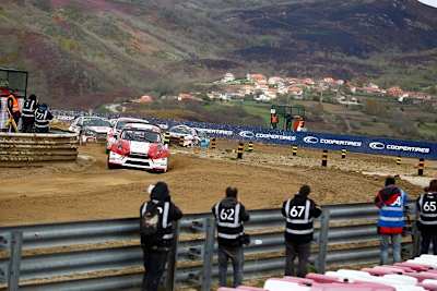 Manfred Stohl beim WRX-Auftakt