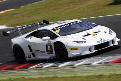 In Vallelunga: Casey Stoner am Steuer des 620 PS starken Lamborghini Hurácan Super Trofeo