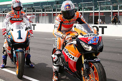 Weltmeister auf Repsol-Honda: Mick Doohan und Casey Stoner
