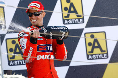 Casey Stoner beim Aragón-GP 2010
