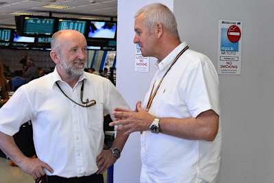 Bürgermeister Wolfgang Streubel und Günther Wiesinger