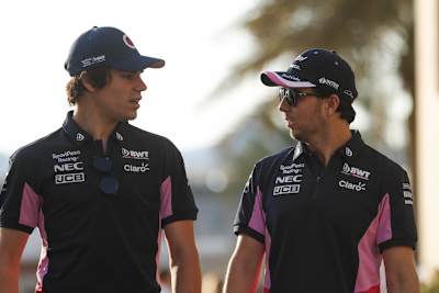 Lance Stroll und Sergio Pérez
