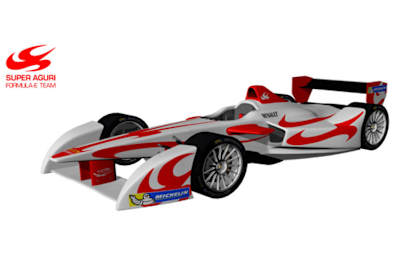 So soll der Elektrorenner von Super Aguri aussehen