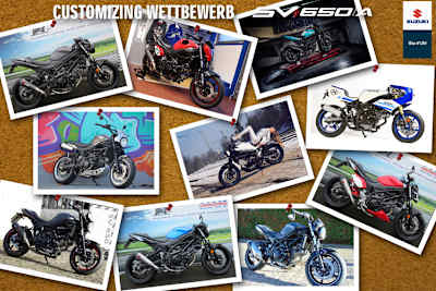Suzuki SV650-Customizing-Wettbewerb: Das Online-Voting hat begonnen