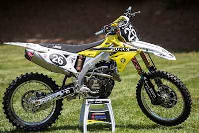 Zum Unadilla National trat Suzuki im Retro-Design an und erinnerte an glorreiche Zeiten