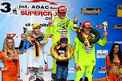 Podium SX1: Jace Owen, Austin Politelli, Ben Lamay (v.l.)