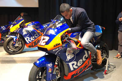 Hafizh Syahrin auf der Moto2-KTM von Bezzecchi