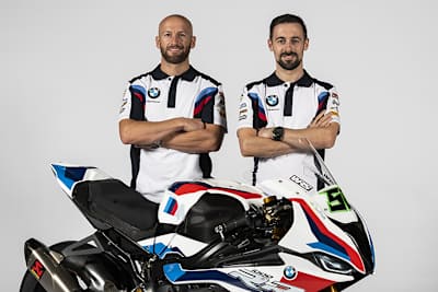Tom Sykes (li.) mit neuem Teamkollege Eugene Laverty