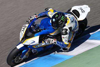 Sylvain Barrier bei Testfahrten in Jerez