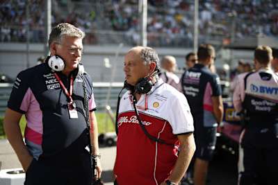 Otmar Szafnauer und Frédéric Vasseur