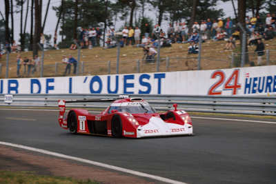 Der Toyota TS020 aus dem Jahre 1999 wird in Le Mans auch zu sehen sein