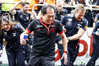 Toyoharu Tanabe durfte mit aufs Podest