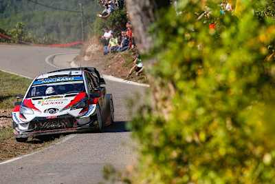 Ott Tänak ist in Spanien auf Titelkurs