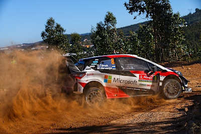 Leader Ott Tänak staubte die Verfolger ein