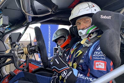 Gabriele Tarquini im Hyundai i20 WRC