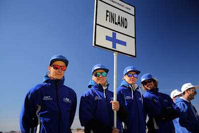 Das finnische Team 2013 mit Kingelin, Lehto, Salstola und Klem (v.l.)