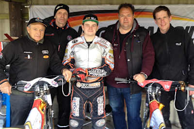 Im Team von Marcel Limberger (Mitte) ist auch Egon Müller (li.) dabei