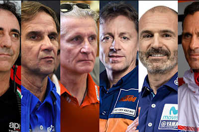 Romano Albesiano, Davide Brivio, Paolo Ciabatti, Mike Leitner, Massimo Meregalli und Alberto Puig