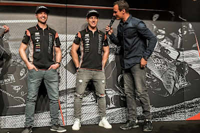 Tom Lüthi und Marcel Schrötter im Gespräch mit Alex Hofmann