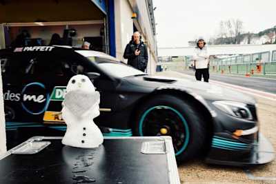 Karl Snowman zu Gast in Vallelunga