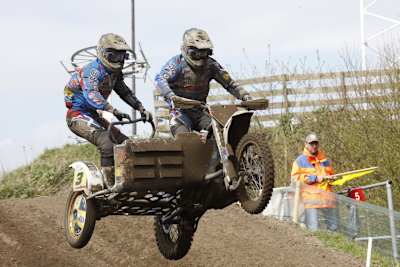 Titelaspiranten Jan Hendrickx und Ben van den Bogaart