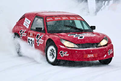 Tito Rabat beim Eisrennen