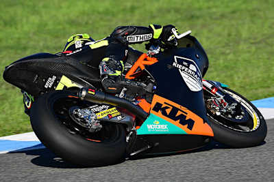 Lukas Tulovic beim Moto2-Test in Jerez 2018