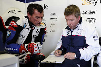 Gebrochenes Herz: Troy Corser (li.) und Tom Larsen