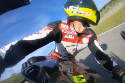 Lukas Tulovic hatte auf der R1 viel Spass  